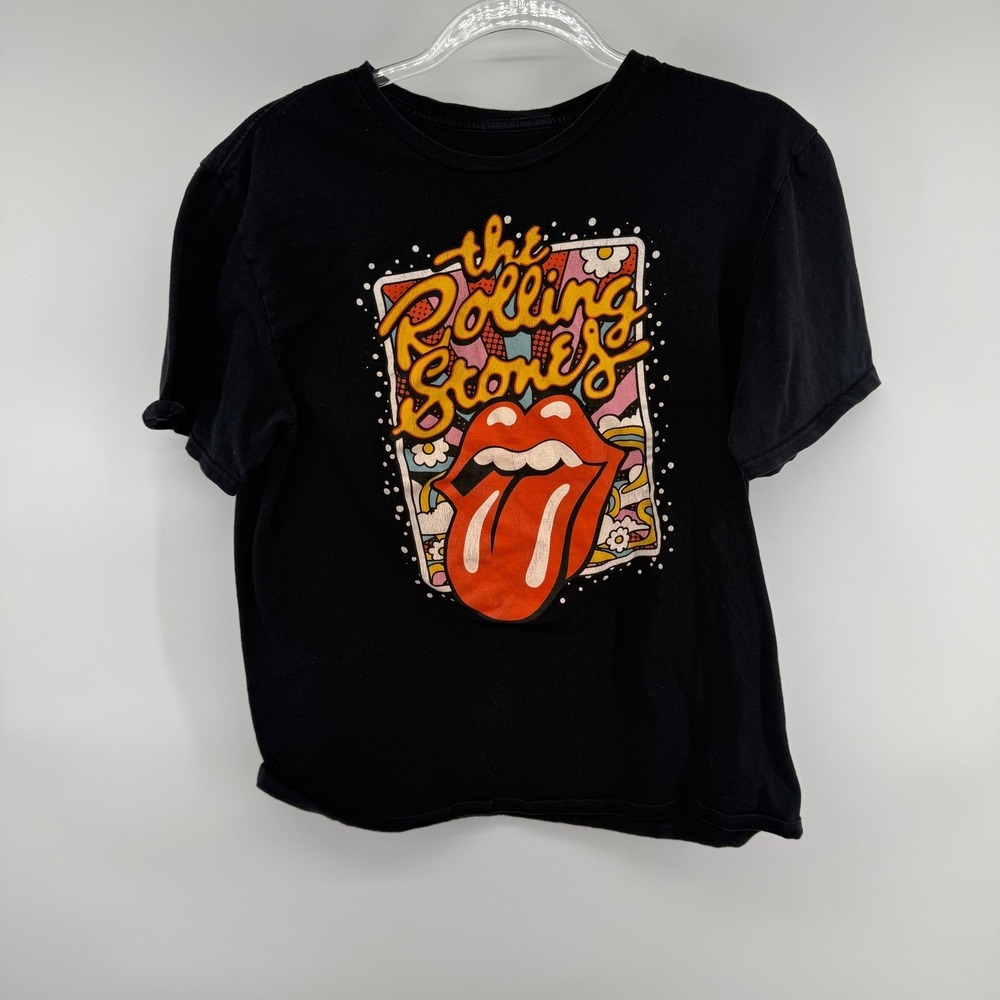 The Rolling Stones Graphic T-Shirt Mens‎ Large Black Tongue Logo Bravado 2022